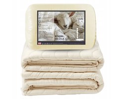 KONEY - All year dekbed 200 x 220 cm - schapenwol - Ecru - 200 g/m²