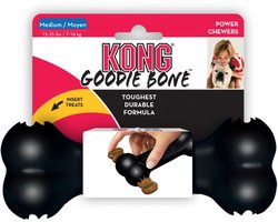 Kong Extreme Goodie Bone - Honden Speelgoed - Zwart - 18 cm - M