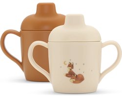 Konges Sløjd 2 pack Sippy Cup - Tuitbeker - Foxie