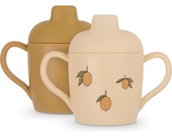 Konges Sløjd 2 pack Sippy Cup - Tuitbeker - Lemon