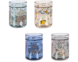 Konges Sløjd 4 Pack Glitter Drinkbekers | Blue Mix