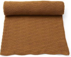 Konges Sløjd - Gebreide Katoenen Deken met ajourtricot - Baby Deken - Dijon