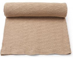 Konges Sløjd - Gebreide Katoenen Deken met ajourtricot - Baby Deken - Moonlight