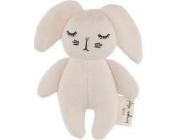 Konges Slojd | Klein Knuffeltje Konijn 16 cm / Rammelaar Wol Baby