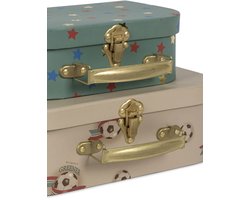 Konges Sløjd Koffertjes - Set van 2 stuks - Off White/Kick It