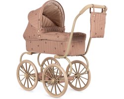 Konges Sløjd Minnie Poppenwagen/Doll Pram - Opvouwbaar - Cherry Blush
