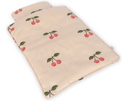 Konges Slöjd Poppen beddengoed - Biologisch katoen - Ma Grande Cerise Pink