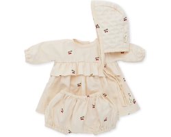 Konges Slojd Poppenkleding - Cherry - Organisch katoen - Poppenkleed - 35 cm - Kleding set