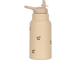 konges sløjd siliconen drinkfles - cherry - 420 ml