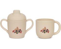 Konges Sløjd Sippy Cup & Cup Set Tuitbeker | Bunny Tokki*