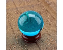 Koninklijke Blauwe Kristallen Bal - Natuurlijke Healing Quartz - 1 stuk - Kristal