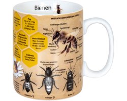Könitz kennismok bijenmok, koffiemok, theemok, beker, porselein, 360 ml, 11 1 330 2445