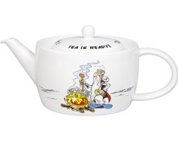 Könitz Theepot Asterix & Obelix – met filter – 1,4 liter – 4-delig – multicolor