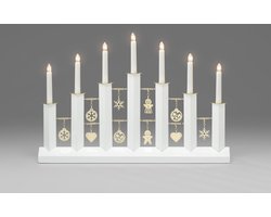 Konst Smide - Kandelaar - Wit - LxB 39x56,5cm