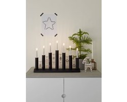 Konst Smide - Kandelaar - Zwart - LxB 39x56,5cm