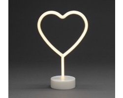 Konst Smide Led Lichtfiguur Hart Warmwit met Timer op batterijen