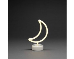Konst Smide Led Lichtfiguur Maan met Timer op Batterijen