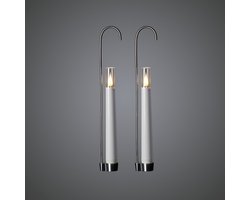 Konstsmide 1870-230 LED-kaars Set van 2 stuks Wit Warmwit