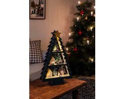 Konstsmide 3297-950 Houten figuur LED Groen