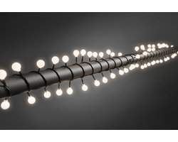 Konstsmide 3696 - Snoerverlichting - 80 lamps globe LED - 632 cm - 24V - voor buiten - warmwit