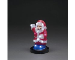 Konstsmide 6271-203 decoratieve kerstman verlichting op USB of Batterij Lichtdecoratie figuur 20 lampen LED 0,4 W A