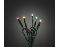 Konstsmide 6353-520 Micro-lichtketting Binnen werkt op het lichtnet Aantal lampen 50 LED RGB Verlichte lengte: 3.43 m Dimbaar