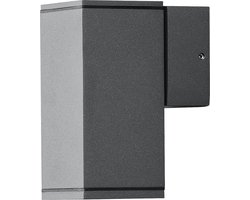 Konstsmide 7908 - Wandlamp - Monza wandspot neerw square 13.5cm 230V GU10 - antraciet