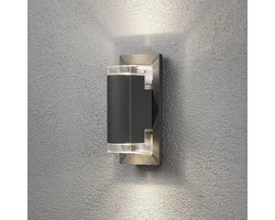 Konstsmide 7987-370 wandverlichting Geschikt voor buitengebruik Antracietgrijs