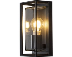 Konstsmide Brindisi Wandlamp Buiten - E27 - IP44 - Zwart
