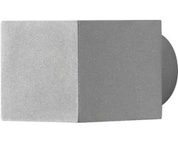 Konstsmide - Buitenlamp Modena wand twin square, G9 25W, grijs