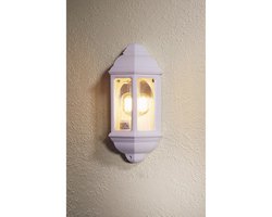 Konstsmide - Cagliari 230V - wandarmatuur flush 36cm - OUTDOOR - matwit