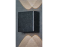 Konstsmide - Chieri - Antraciet Grijs - up and downlight - geintegreerde warmwitte ledverlichting