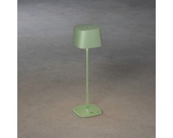 KonstSmide Draadloze tafellamp Capri groen - 7814-630