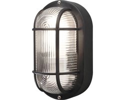 Konstsmide Elmas Wandlamp Buiten - E27 - IP44 - Zwart