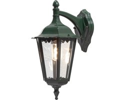 Konstsmide - Firenze wandlamp neerwaarts 48cm 230V E27 - groen