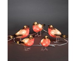 Konstsmide goudvinken lichtsnoer met LED - set van 5