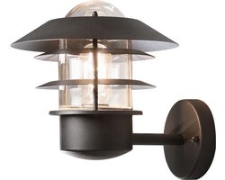 Konstsmide Modena Wandlamp Buiten - Ø22cm - E27 - IP44 - Zwart