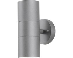 Konstsmide Modena - Wandspot twin XL 20cm - 230V - GU10 - grijs