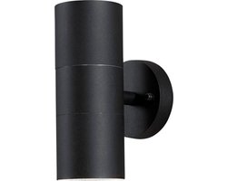 Konstsmide Modena - Wandspot twin XL 20cm - 230V - GU10 - matzwart
