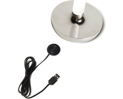 KonstSmide Oplaadbare tafellamp Biarritz chroom - 7827-003