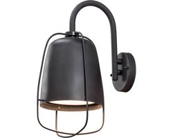 Konstsmide Perugia Wandlamp Buiten - E27 - IP44 - Zwart