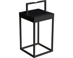 Konstsmide Portofino Tafellamp Buiten - Sensor/Solar - LED - 2700K/3000K - IP54 - Zwart