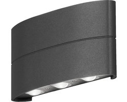 Konstsmide - Wandlamp Chieri - Led 19 Cm 400lm - Aluminium Antraciet