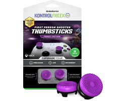 KontrolFreek FPS Freek Frenzy voor Xbox | Performance Thumbsticks | 1 High-Rise, 1 Mid-Rise | Purple/Black