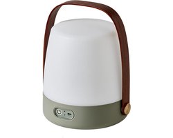 Kooduu Lite-UP Petroleum - Deense Design LED-lamp - 4 Lichtstanden - Dimbaar - Staande Lamp - Tafellamp - Nachtlamp - Slaapkamer Lamp - Ingebouwde Oplaadbare Accu - Tot 24 uur lang Sfeer Verlichting - Draadloos