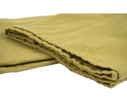 KOOK Tafelkleed Washed Mosterd - 140 x 230 cm