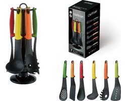 Kookgerei – Keukengerei – 7-delige keukengerei set met standaard