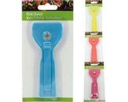 Kookplaatschrapers - Voordeelset van 2 stuks - 13 cm - Diverse kleuren