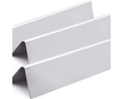Kookplaten voor Weber Spirit 200-serie - 3-pack, zilver