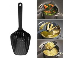 Kookspatel Voedselfilter Lepel - Nylon Lepel Aftappen Gadget -  Grote Vergiet Soep Filter Huishoudelijke Keuken Accessoires